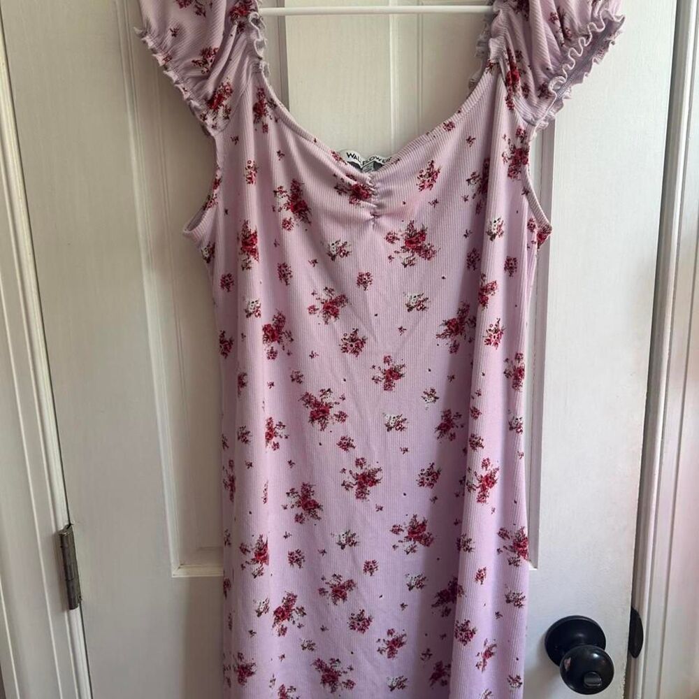 Wallflower Women's Pink and Purple Dress
